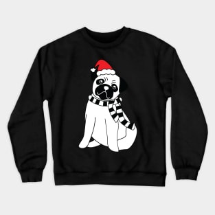 Christmas Pug Crewneck Sweatshirt